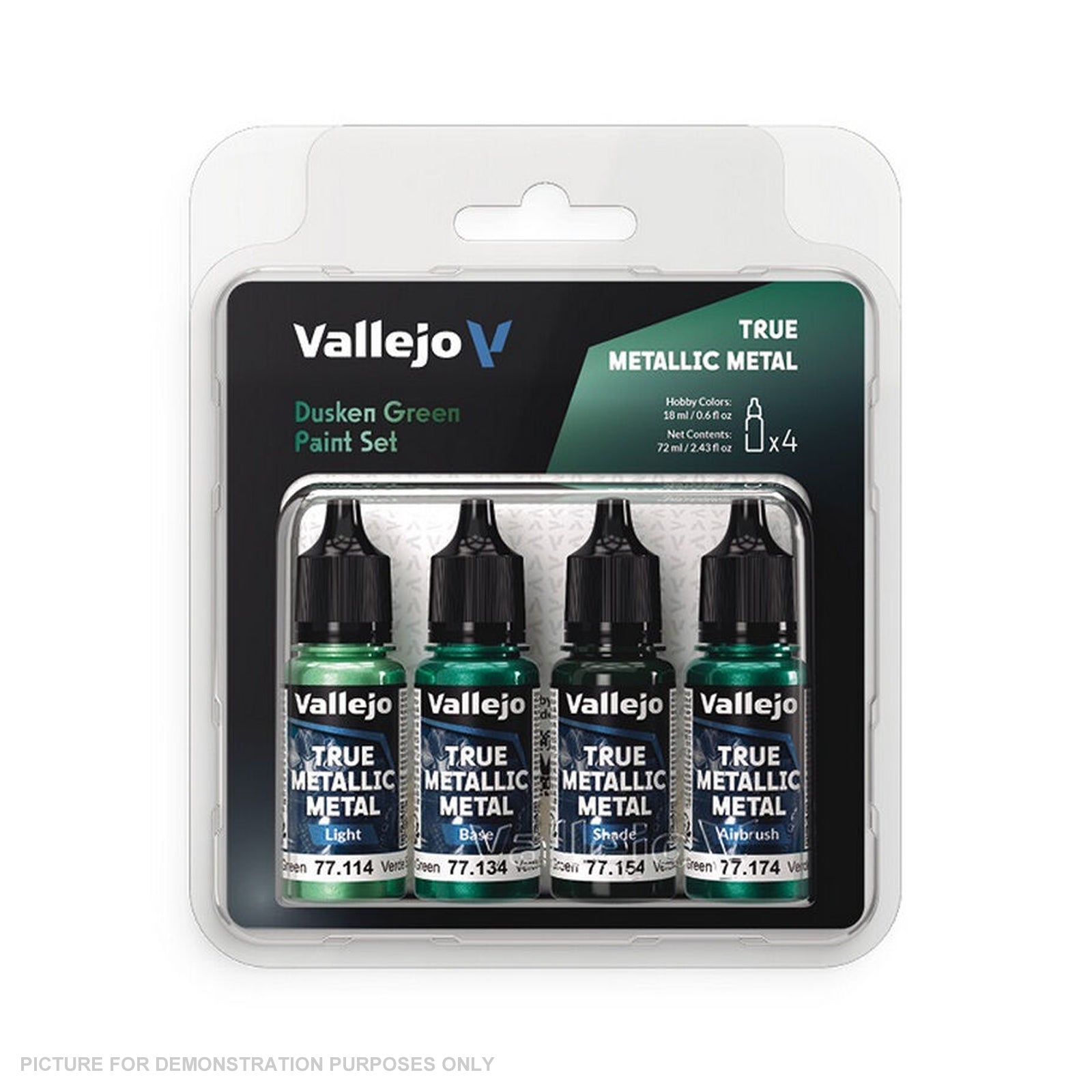 Vallejo - True Metallic Metal - Set - Dusken Green